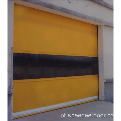 Porta de PVC com zíper de alta velocidade para oficina de cogumelos